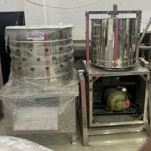 Chicken feather cleaning machine