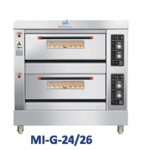 Deck Oven Gas 2 Deck 6 Tray MI-G-26