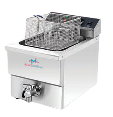 Electric Deep Fryer - 2-Tank 1-basket MI-HEF-12