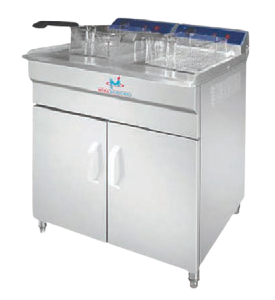 Electric Deep Fryer - 2-Tank 2-basket MI-HEF-162
