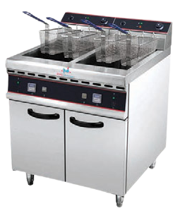 Electric Deep Fryer - 2-Tank 4-basket MI-HEF-262
